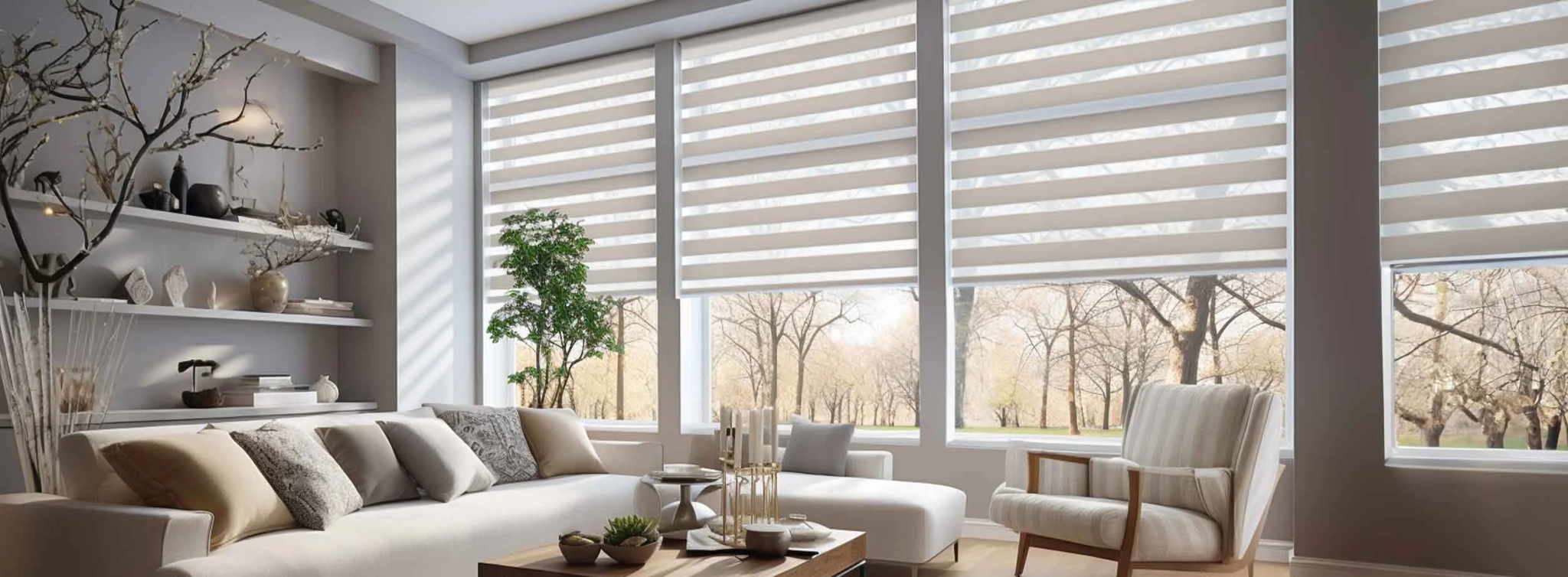 Blinds banner background